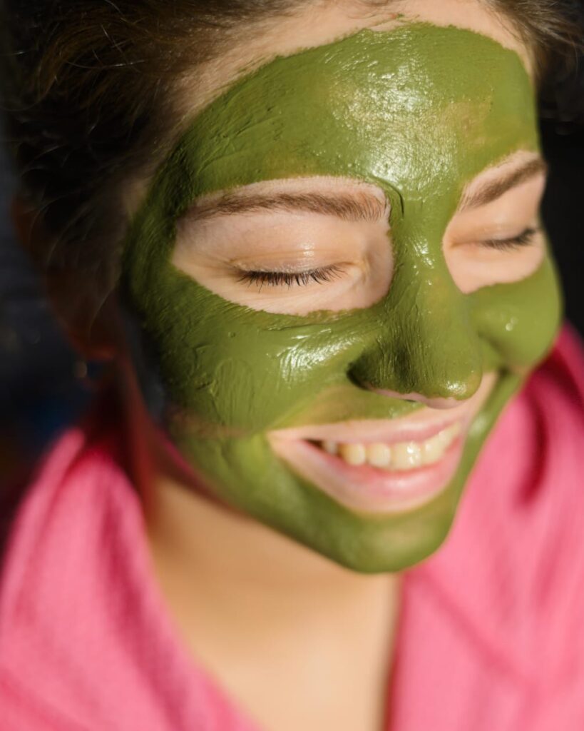 Green Tomato Face Mask